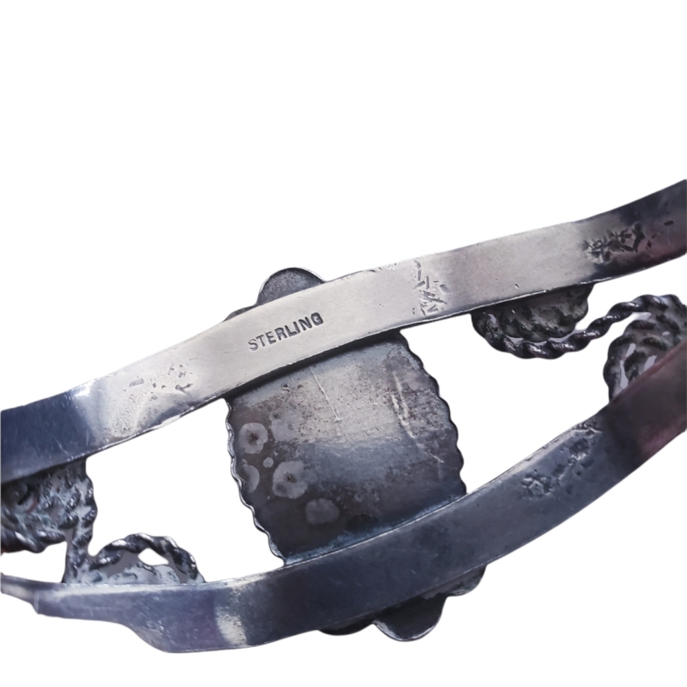 Native Sterling Silver Cuff/Bracelet - image 7